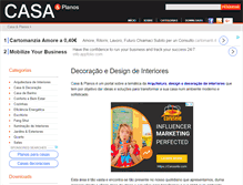 Tablet Screenshot of casaeplanos.com